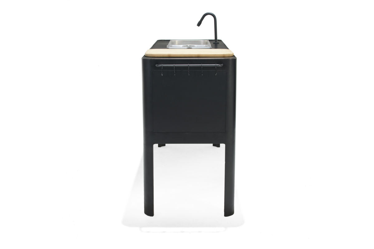 Portals Dark Outdoor Kitchen