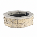 30 In. Fossill Limestone Fire Pit Kit