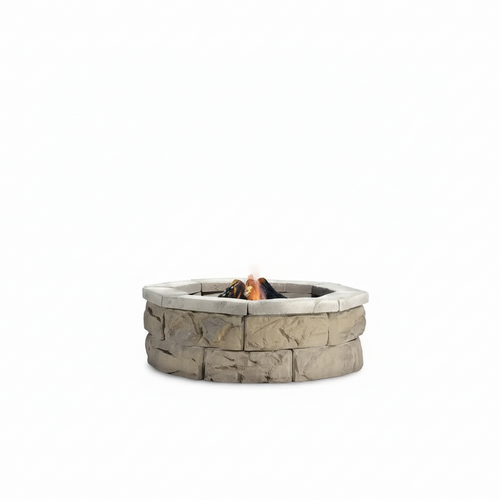 30 In. Fossill Limestone Fire Pit Kit
