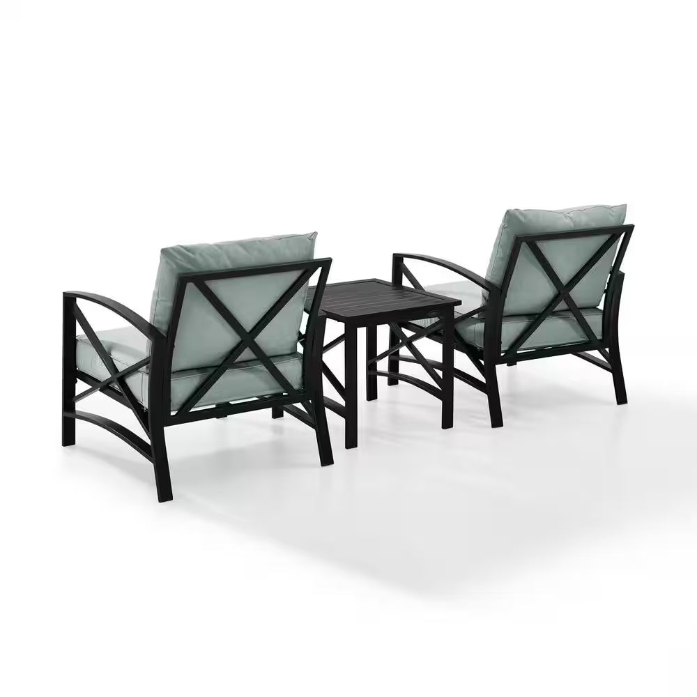 Kaplan 3-Piece Outdoor Metal Seating Set