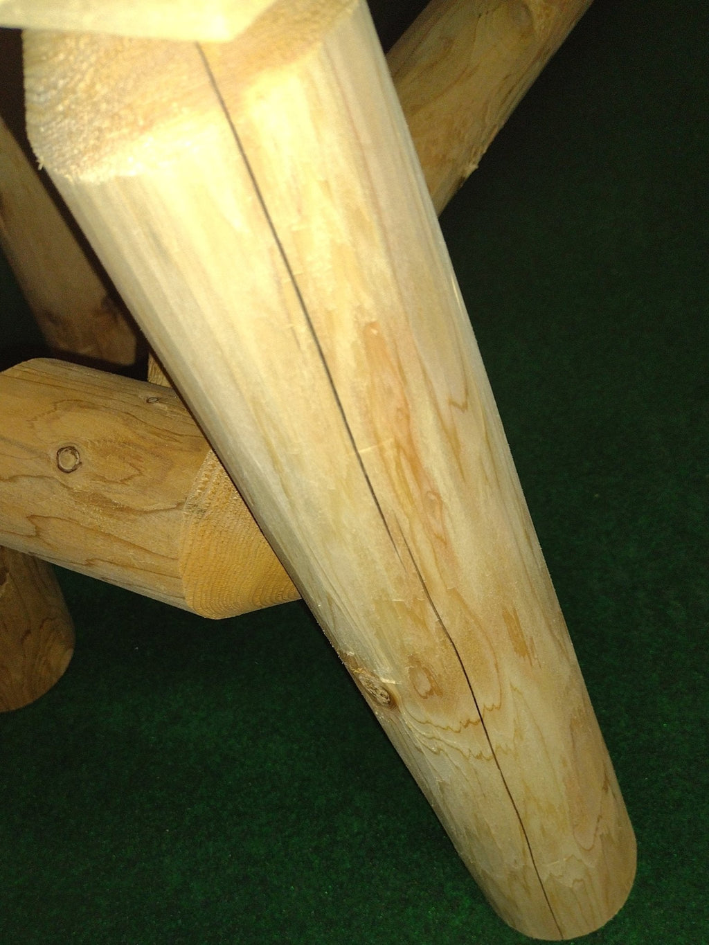 Handmade Rustic Outdoor Picnic Table