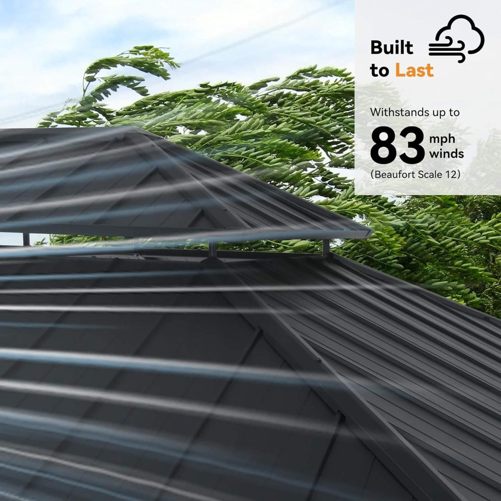 Alora Luxury Double Roof Hardtop Gazebo