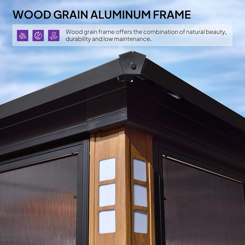Alora Oasis Luxury Heavy-Duty Hardtop Sunroom