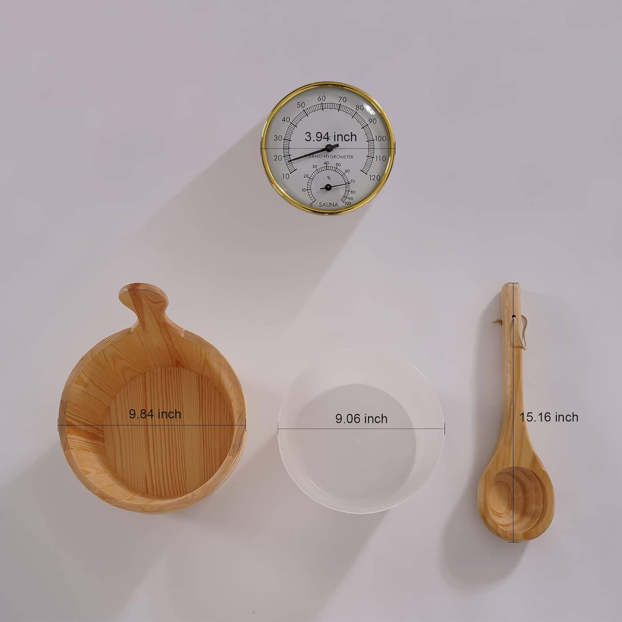 Thermora Haven Premium All-Weather Outdoor Pinewood Barrel Sauna