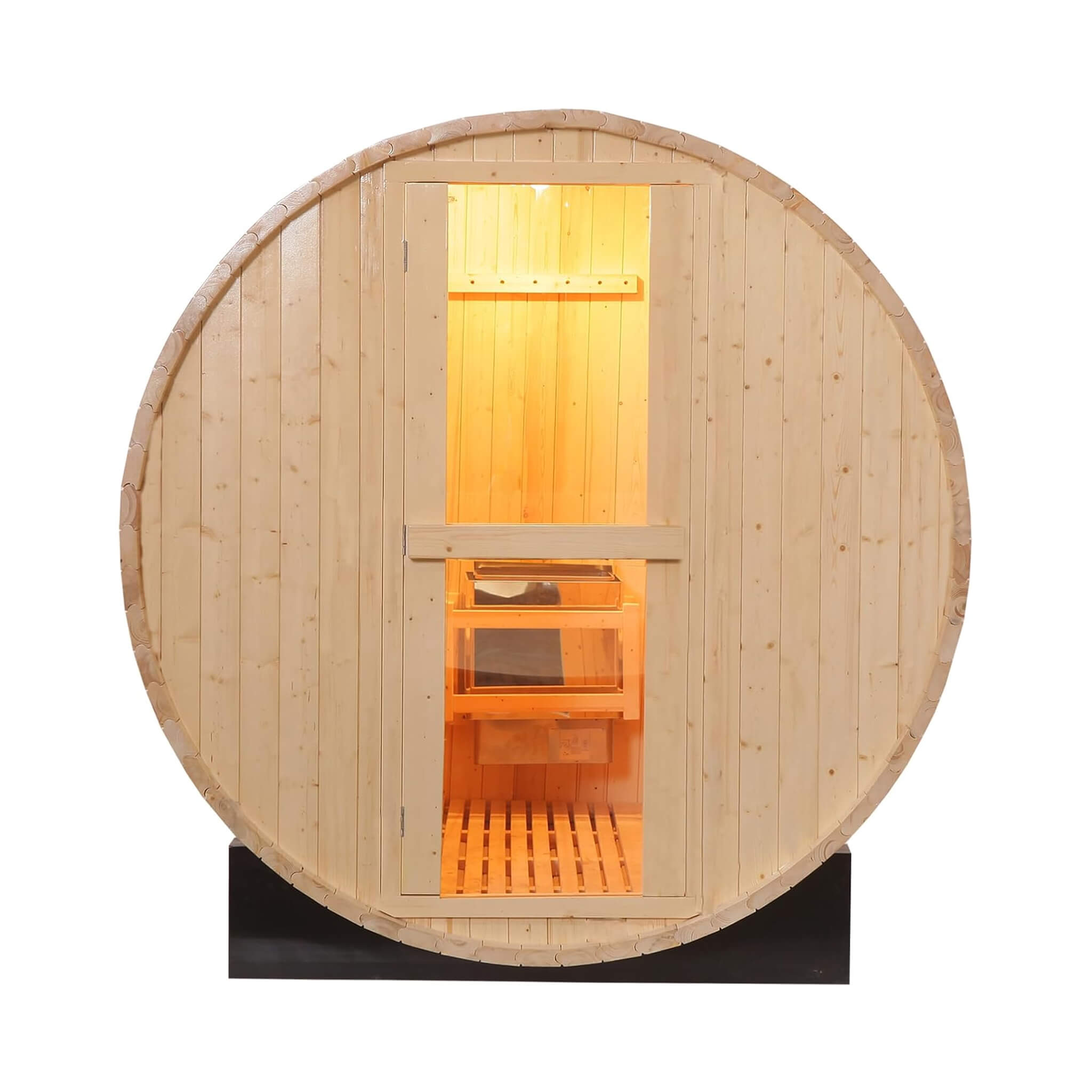 Thermora Haven Premium All-Weather Outdoor Pinewood Barrel Sauna