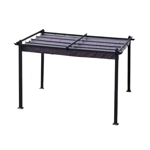 10X13FT Alora Premium Outdoor Patio Retractable Pergola with Canopy