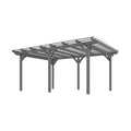 9X12FT Alora Premium Outdoor Wooden Grape Trellis Pergola