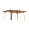 [09X12FT] Alora Premium Outdoor Wooden Grape Trellis Pergola (SAK18579)