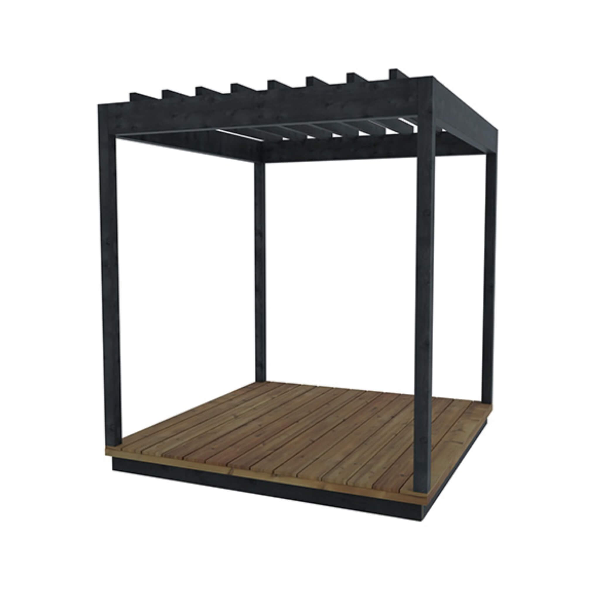 ThermaSol Nordic Misty Wood Pergola [Made-To-Order]